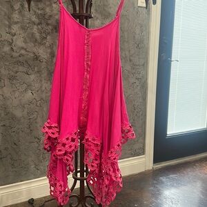 Pink tunic top